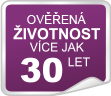 Ověřená životnost více ja 30 let